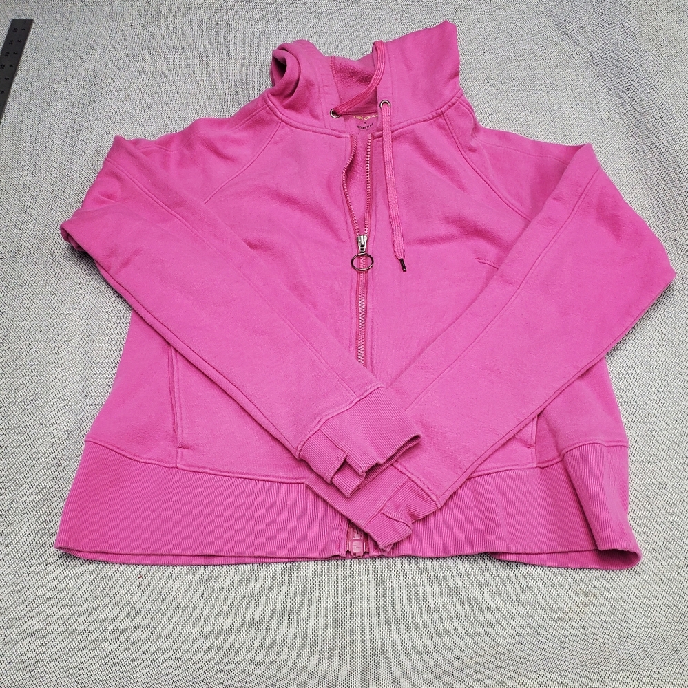 Tex Gear Adaptive Women's Pink Zip-Up Hoodie with Pockets Size Small good cond